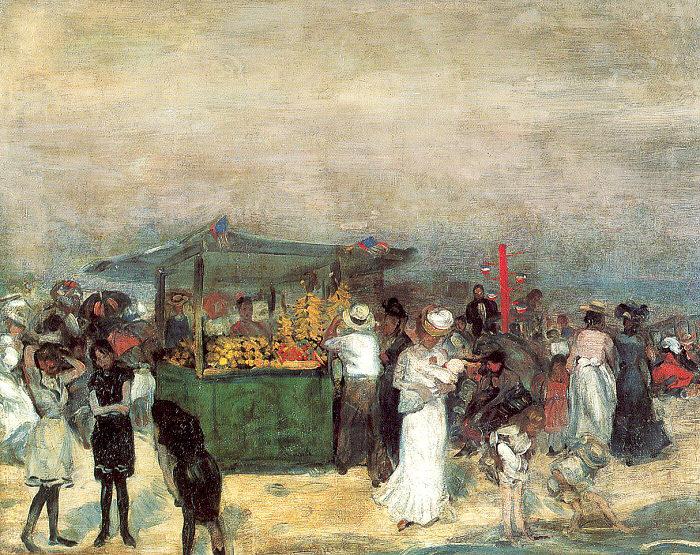 Glackens, William James Fruit Stand, Coney Island china oil painting image